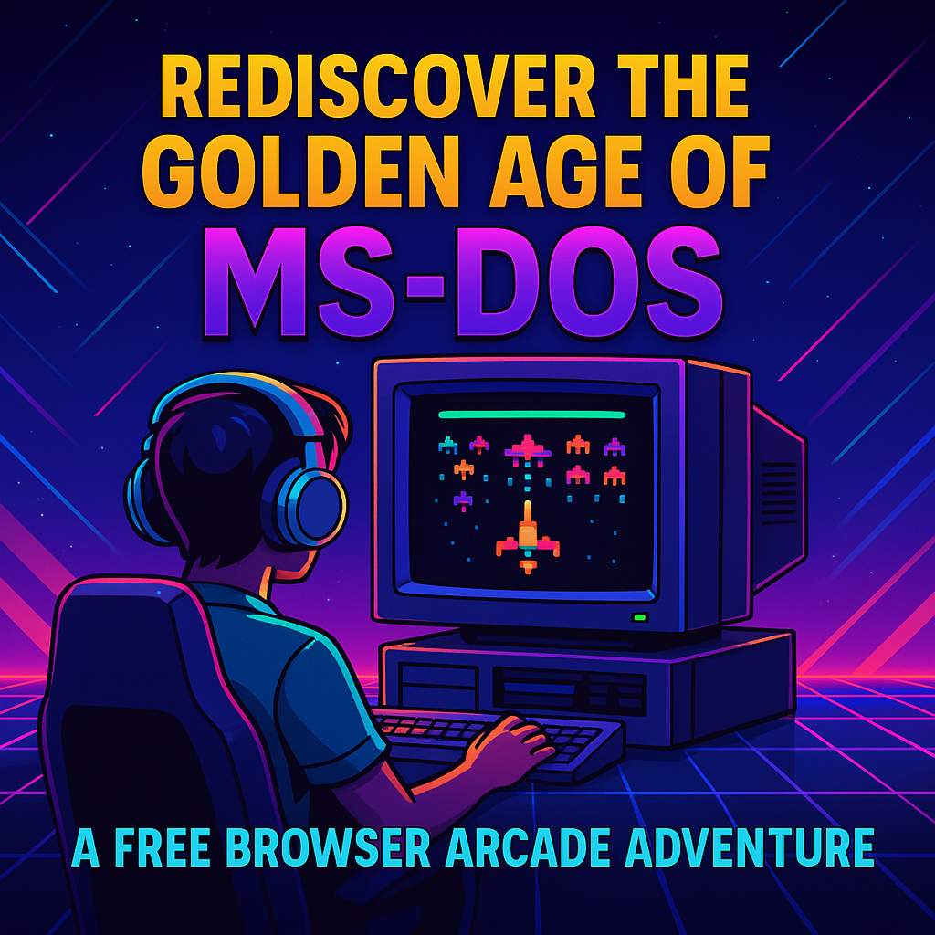 Rediscover the Golden Age of MS-DOS: A Free Browser Arcade Adventure
